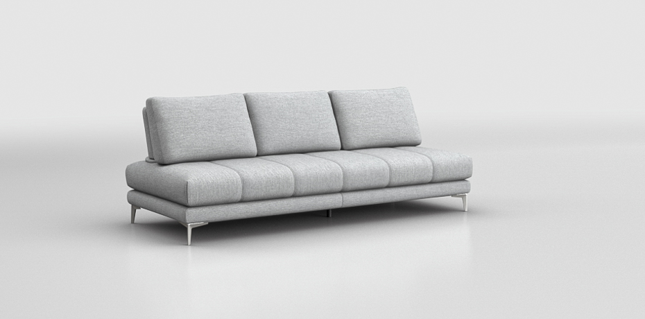 Vigarano - divano lineare - schienali componibili